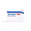 Aurogra 100 Mg Tablets Help Treat Erectile Dysfunction, Containing Sildenafil Citrate for Men’s Health