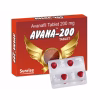 Box of Avana 200 Tablets Supports Stronger, Longer-Lasting Erections Through Advanced Erectile Dysfunction Therapy