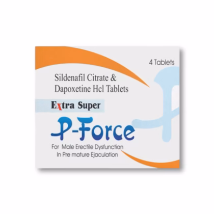 Extra Super P Force Tablets Contain Sildenafil and Dapoxetine, Treating Erectile Dysfunction and Premature Ejaculation Effectively