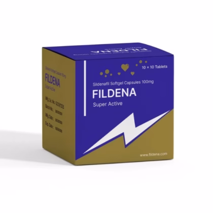 Fildena Super Active Softgel Capsules Contain Sildenafil Citrate, Offering Fast-Acting Treatment for Erectile Dysfunction