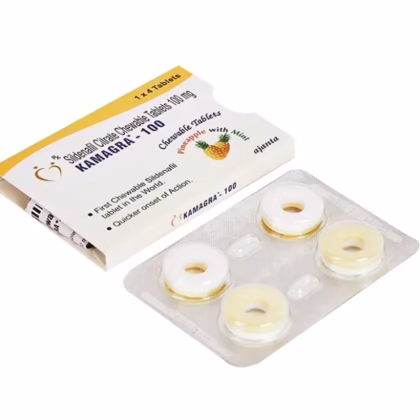Kamagra Polo Chewable Tablets Contain Sildenafil, Providing Convenient, Mint-Flavored Treatment for Erectile Dysfunction Symptoms
