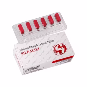 Sildalist Tablets Contain Sildenafil and Tadalafil, Offering Dual-Action Treatment for Erectile Dysfunction in Men