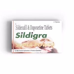 Sildigra Super Power Tablets Contain Sildenafil and Dapoxetine, Treating Erectile Dysfunction and Premature Ejaculation Together