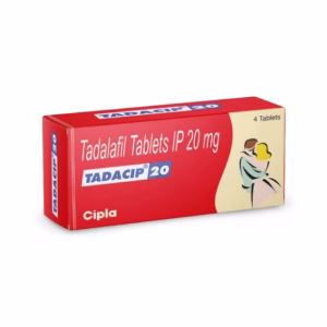 Tadacip 20 Mg Tablets Contain Tadalafil, Offering Reliable Treatment for Erectile Dysfunction in Adult Men