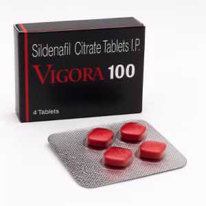 Vigora 100 Mg Tablets Contain Sildenafil Citrate, Offering Effective Treatment for Erectile Dysfunction in Men