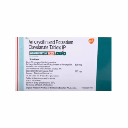 Augmentin 625 Mg Tablets Contain Amoxicillin and Clavulanic Acid, Providing Strong Antibiotic Treatment for Infections