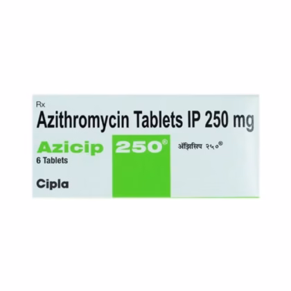 Azicip 250 Mg Tablets with Azithromycin Offer Effective Treatment for Respiratory and Skin Bacterial Infections