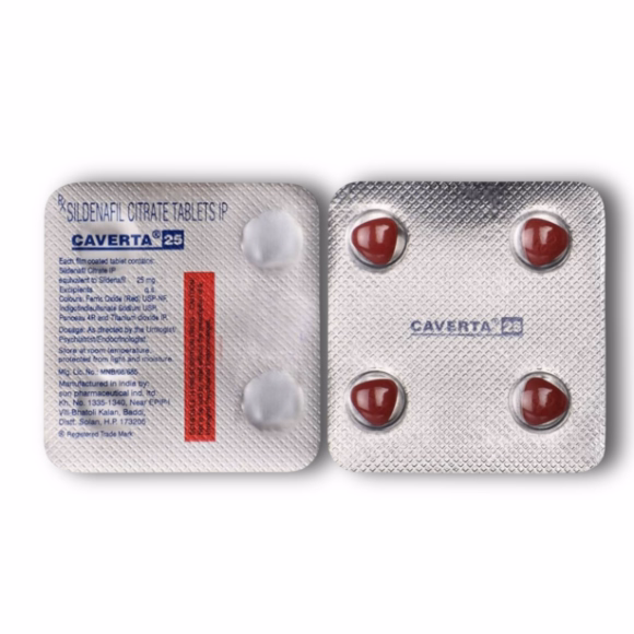 Caverta 25 mg Caverta 25 Tablets Provide Gentle Ed Treatment, Supporting Better Blood Flow and Sexual Health