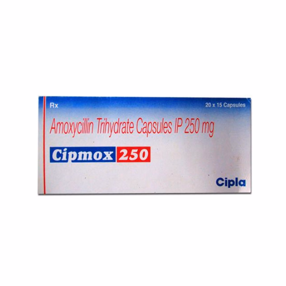 Cipmox 250 Mg Cipmox 250 Mg Capsules Contain Amoxicillin, Used to Treat Bacterial Infections in Various Body Systems