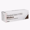 Mebex 100 Mg Tablets Contain Mebendazole, Used to Treat Intestinal Worm Infections Like Pinworms and Roundworms